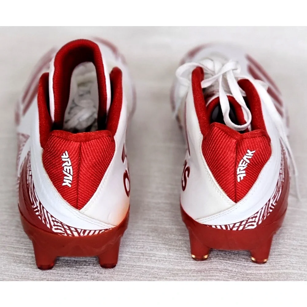 Adidas Freak X Carbon Low Top Shoes Football Cleats Men’s 15 BY3098 White Red